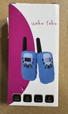 Travel Set Of 2 T-388 Walkie Talkie 3km 2 Way Radios NEW In Box NIB