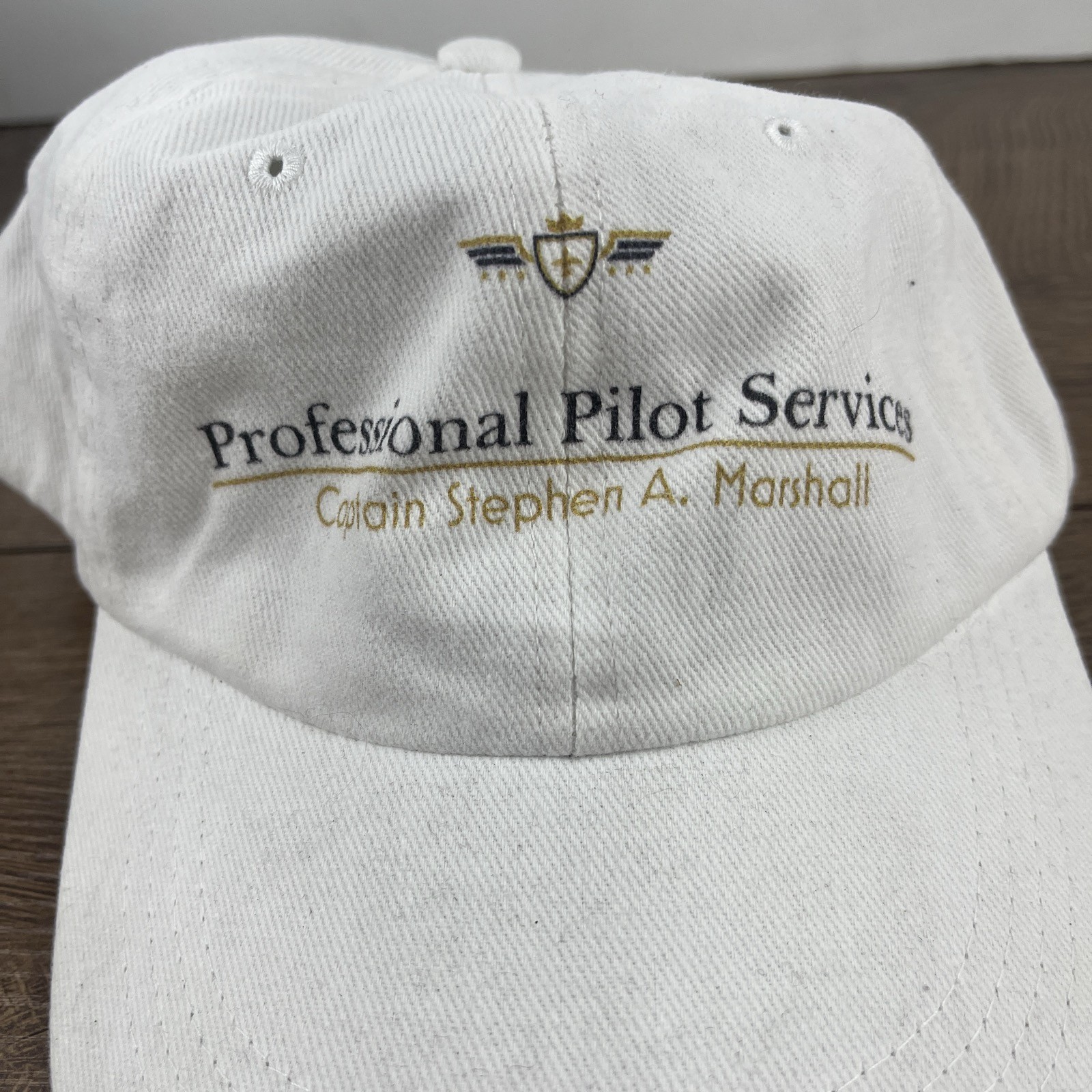 Professional Pilot Services White Hat Adjustable … - image 5