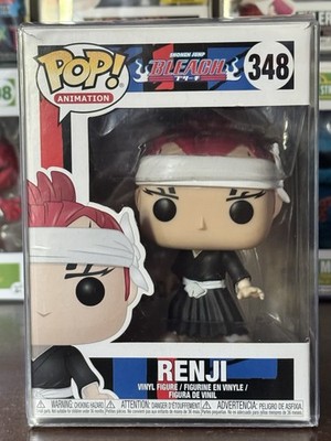 Funko Pop Figur Bleach Renji 348 Mit Protektor Anime Manga Rare