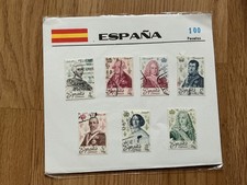 Spain Stamp Pack – 7 Spanish Kings – Used Stamps Collection