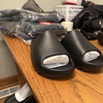 Yeezy Men's YS-01 Lightweight EVA Foam Casual Slides MP7 Black Size US:13 UE:48