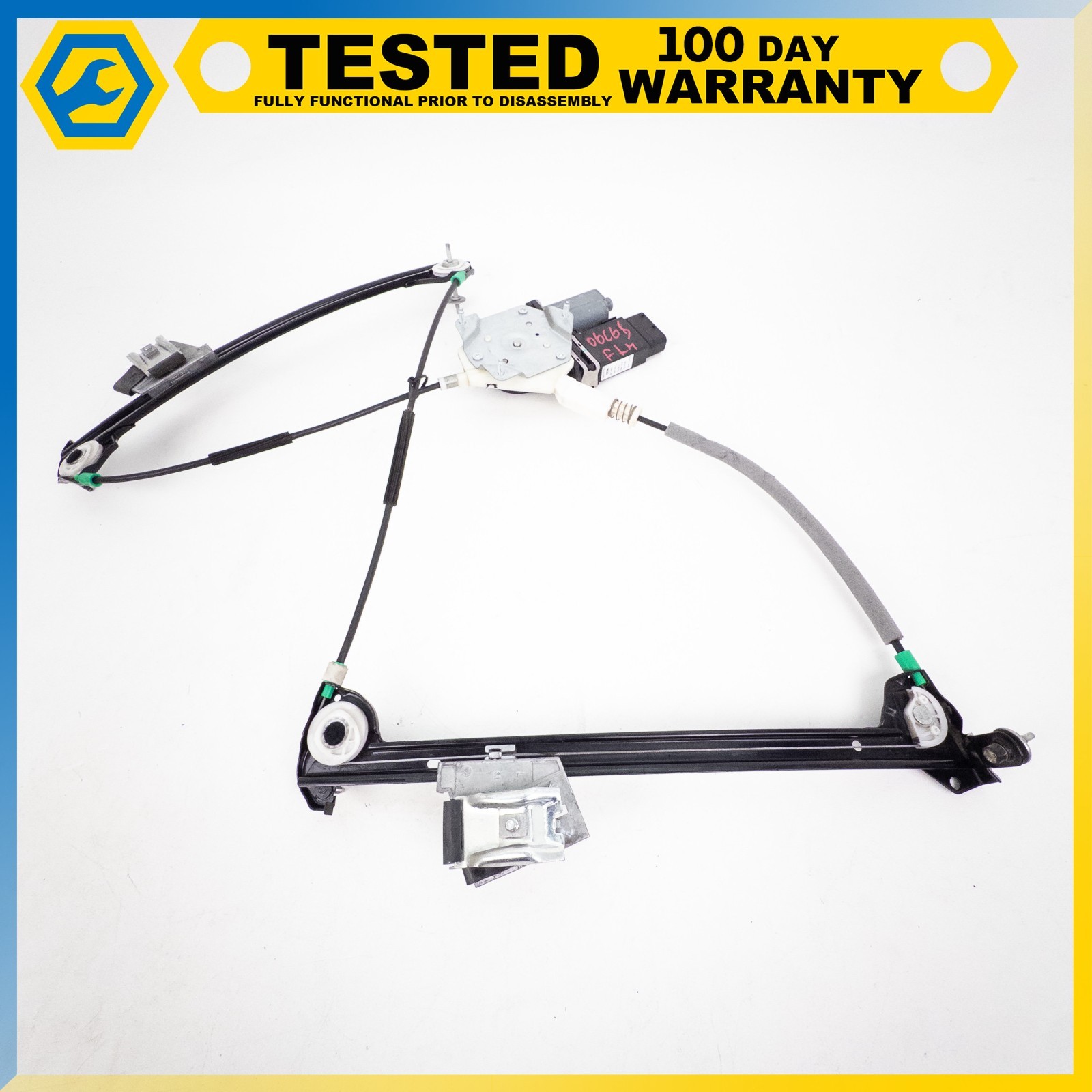 05-13 CHEVROLET CORVETTE C6 FRONT LEFT POWER WINDOW REGULATOR MOTOR ASSEMBLY OEM
