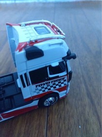 Benz 1/64 DD-models trailer Tomica 5 unit set