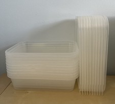 Satco 500ml Plastic Containers with Lids x 10