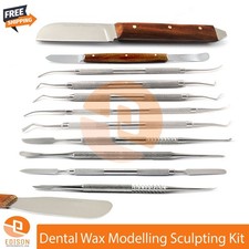 Dental Wax Modelling Kit Sculpting Tools Lab Waxing Carving Instruments