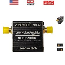 LNA Amplifier, Ultra-Broadband Low Noise, 100k-10GHz, 21db Gain 10MHz, USB In...
