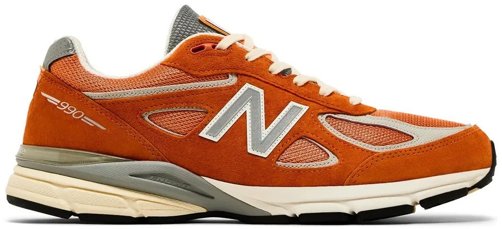 Size 13 - Aimé Leon Dore x New Balance 990v4 Made In USA Red Clay