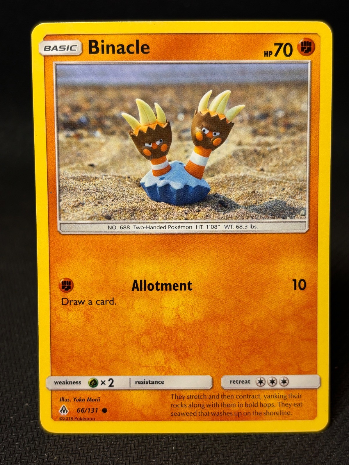 Binacle 66/131 Common Forbidden Light Pokemon Lightly Played