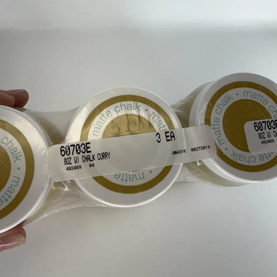 Waverly Inspirations Pintura Tiza Curry Acabado Mate 8 OZ Paquete de 3 Cuadros 60703E Foto 4 de 4