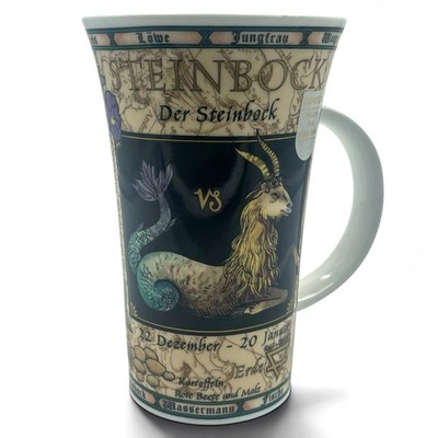 Kaffeebecher Sternzeichen Steinbock 0,5 Glencoe Dunoon Porzellan