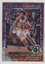 2019-20 Panini NBA Hoops Premium Stock Purple Disco Prizm Jalen Lecque #254 07i7