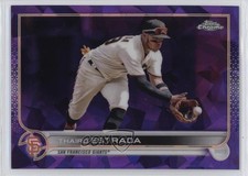 2022 Topps Chrome Update Sapphire Edition Purple 10/10 Thairo Estrada 0e01