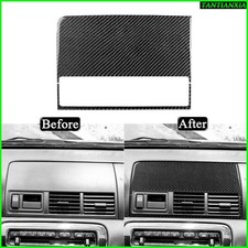 For Honda Prelude 1997-2001 Real Carbon Fiber Console Ac Air Vent Cover Trim