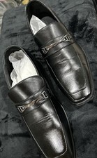 Zapatos de vestir negros Stewart de Perry Ellis Portfolio para hombre talla: 11 1/2
