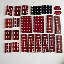 Lot of 23 Vintage A.C. Gilbert Erector Set Parts Base Plates