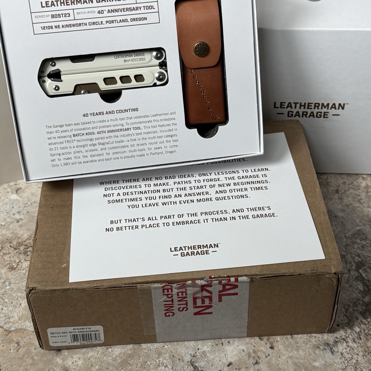 Leatherman Batch 005 Garage Anniversary Leatherman Garage Batch