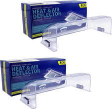Adjustable Magnetic Air Deflector for 8" to 12" Floor and Ceiling Vents 2 Sets