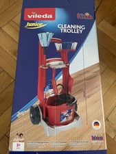 Theo Klein VILEDA Kinder-Besenwagen Putzwagen Mit Zubehör Siehe Kartonbild Ab 3