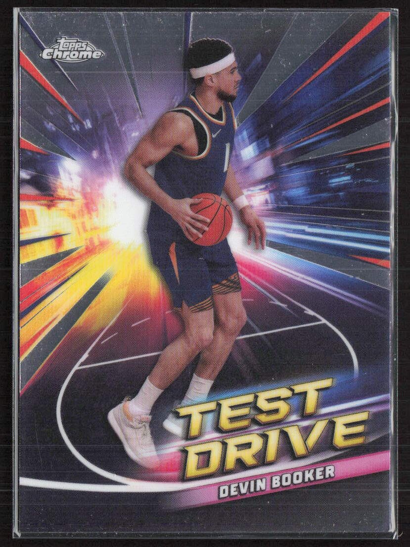 2024-25 Topps Chrome - Test Drive #TD-18 Devin Booker Phoenix Suns (DD)