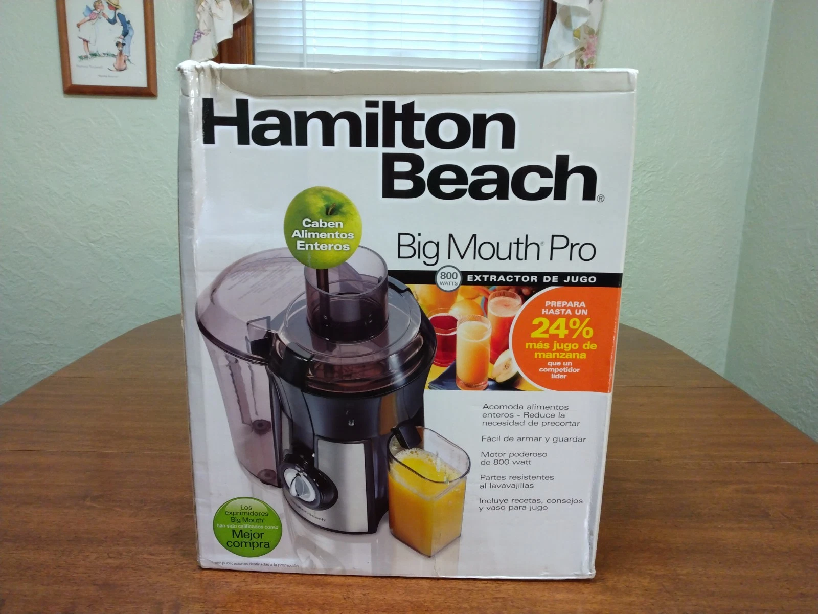 Hamilton Beach Big Mouth PRO Juice Extractor Juicing Machine 800 WATTS 67608Z