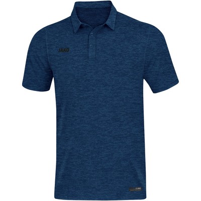 JAKO Polo Premium Basics marine meliert Unisex 6329 49 Poloshirt Fussball Kurz