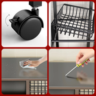 4 Tiers Kitchen Pot Rack Corner Cookware Stand Storage Organizer Multi-layer UK