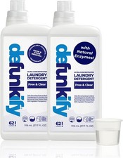 Laundry Detergent, 124 Load. Unscented Liquid Laundry Detergent Washing Soap