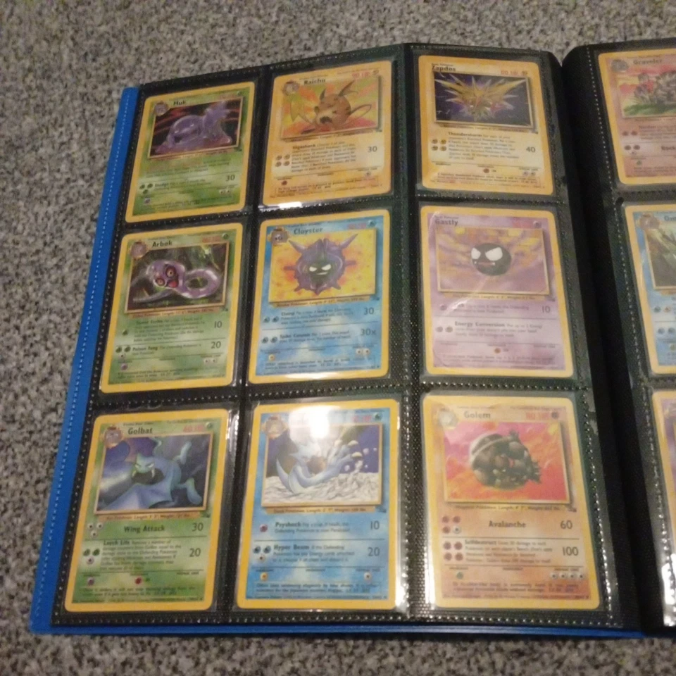 Full Complete Fossil WOTC Pokémon Card Set 62/62 3 1st editions included, Folder - Image 4 of 4