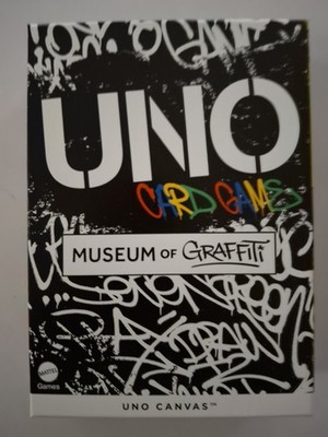 Mattel Creations Uno Card Game Museum of Graffiti Brand New Factory Sealed