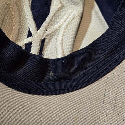 Vintage NY New York Yankees Hat Cap Blue Navy Adjustable Snapback Drew Pearson S - Picture 6 of 9