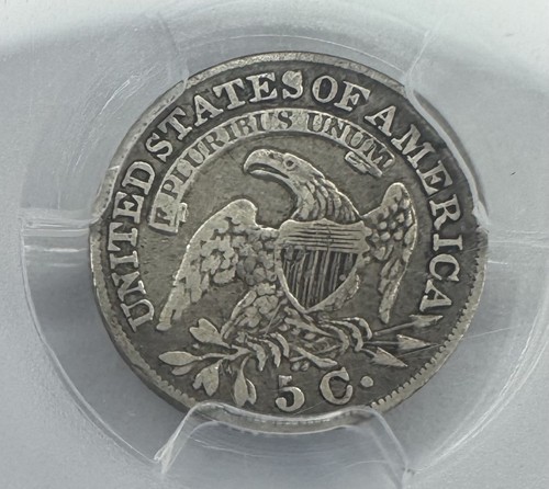 1832 Capped Bust Silver Half Dime 5c NGC VF25 ⭐️MINTAGE ONLY 935,000⭐️ - Picture 4 of 4