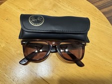 Vintage B L Ray Ban USA Wayfarer Brown Tone Frame Sunglasses