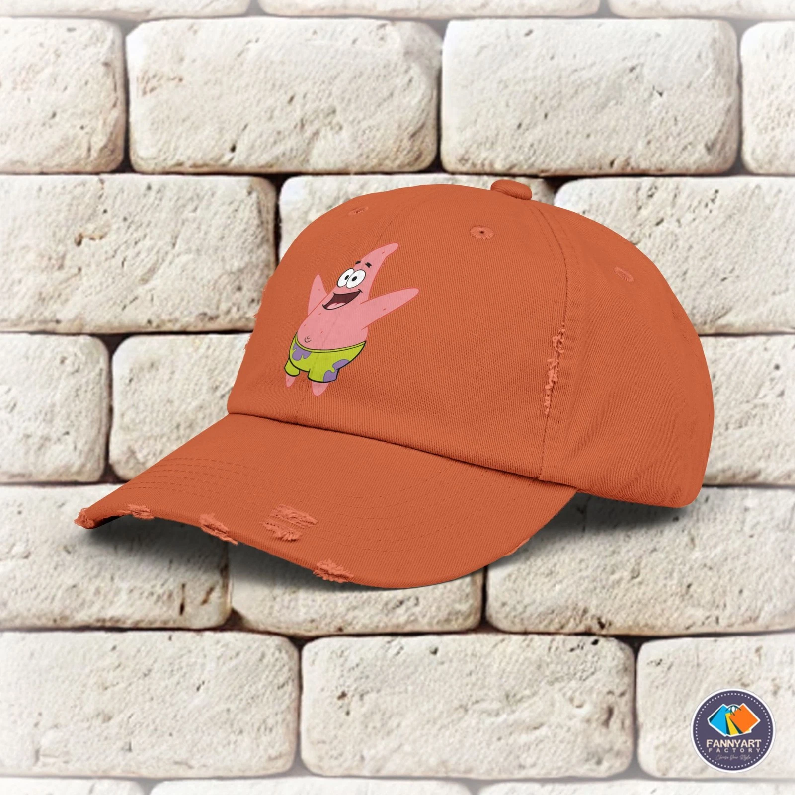 Patrick Star Unisex Distressed Cap