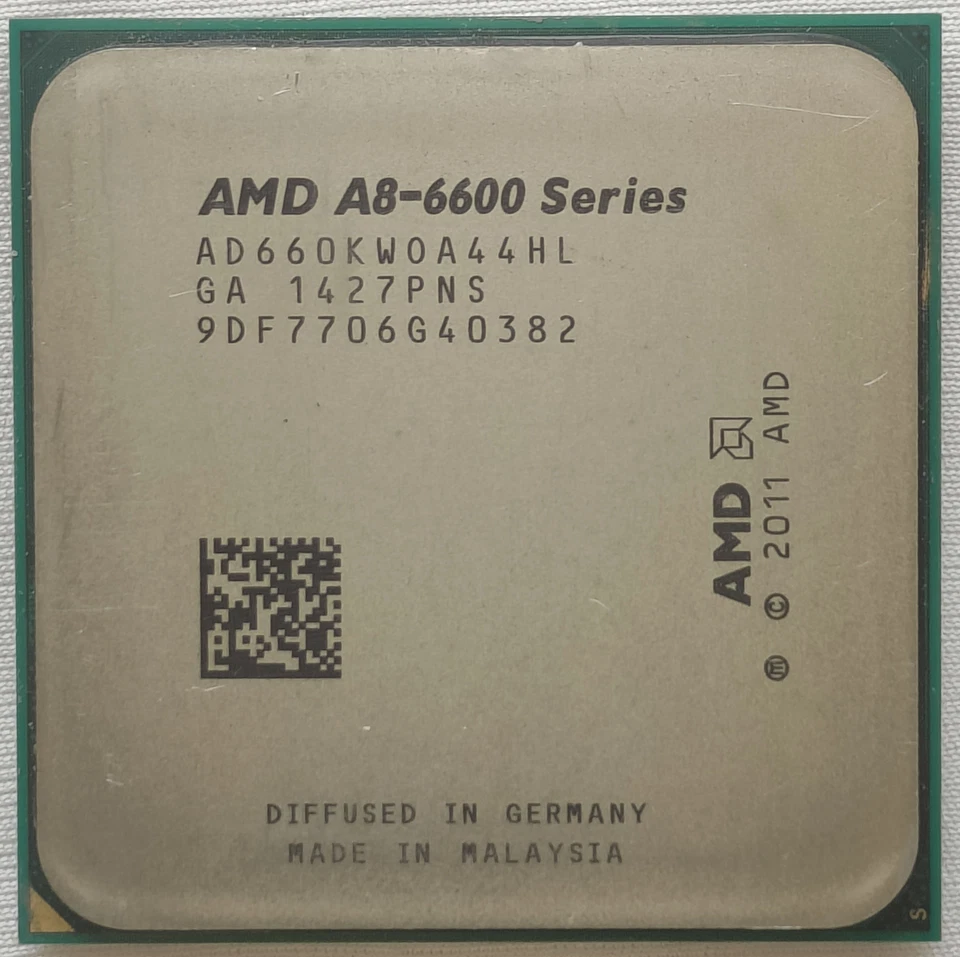 AMD A8-6600K 3,9 GHz Zócalo de cuatro núcleos FM2 PROCESADOR DE ESCRITORIO CPU 100 W Foto 3 de 4