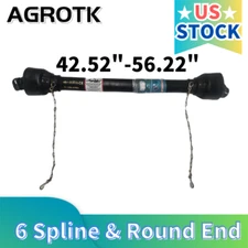 42.52"-56.22" T4 1080AP PTO Shaft Drive shaft 1-3/8" 6 Spline End Round End