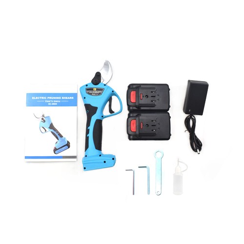 21V Electric Cordless Pruner Garden 2 BATTERY 40mm cutting Diameter Blue - Picture 11 of 11