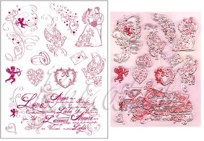 Timbro Trasparente Labbra Sexy Per Scrapbooking - Stencil In Silicone Per Cartoline E DIY