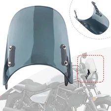 Windshield Windscreen for Kawasaki Eliminator 400 450 23-24 500 2024 Smoke Gray