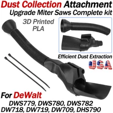 For DeWALT DWS779/780 DW718/719 Dust Collection Upgrade Miter Saws Complete Kit