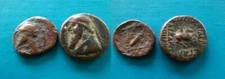 AC#17 Parthians Treasure bronze Coin Kings of Parthia Coins 5.7g  15-18mm 