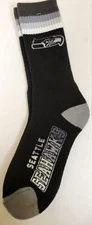 NFL Seattle Seahawks Men's Socks, New (PLATINUM DUECE)