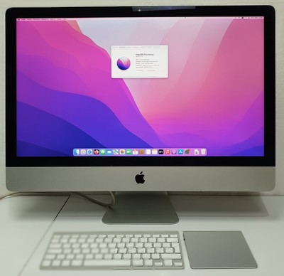 Apple 27'' iMac a1419 Monterey PC Computer Trackpad Tastatur i7 2TB SSD 32GB