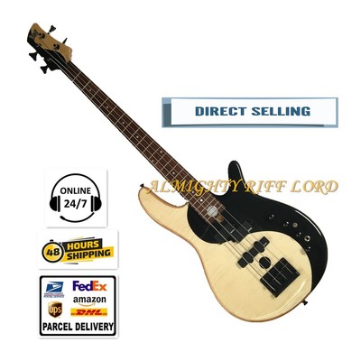 High Quality 4-String Yinyang Electric Bass Guitar Black Hardware Free Ship