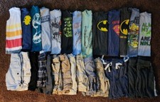 28 pc. Boys Size 5 Summer Shorts Shirt Sets Ninja Turtles Tony Hawk EASTER