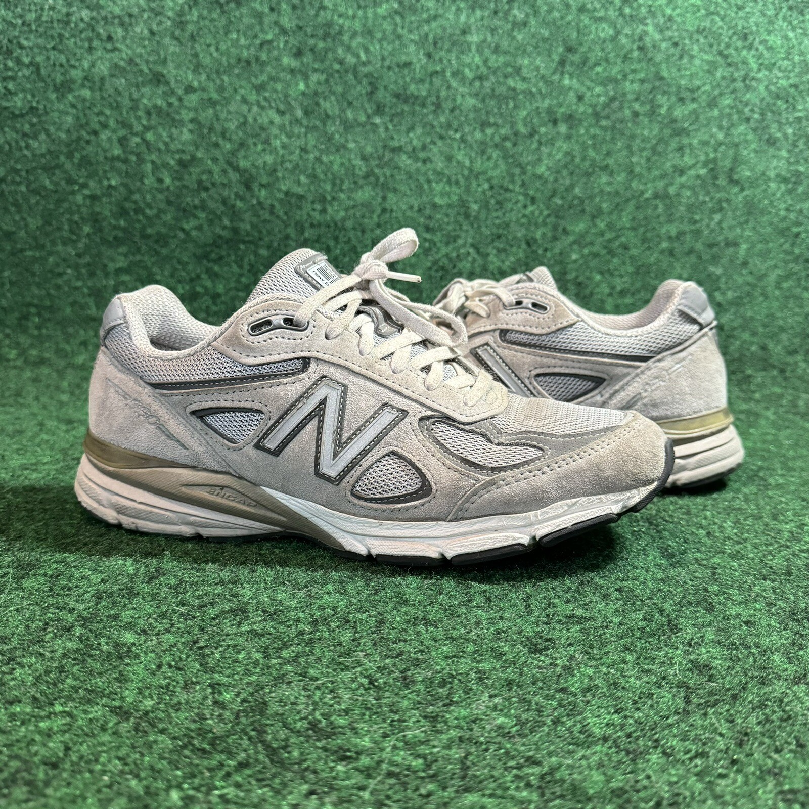 New Balance 990v4 Men’s Size 8 Gray Castlerock Suede Shoes M990GL4 Made