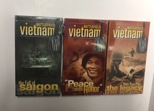 Battlefield Vietnam 3 VHS Video Tapes Time Life  Vietnam War - New Sealed