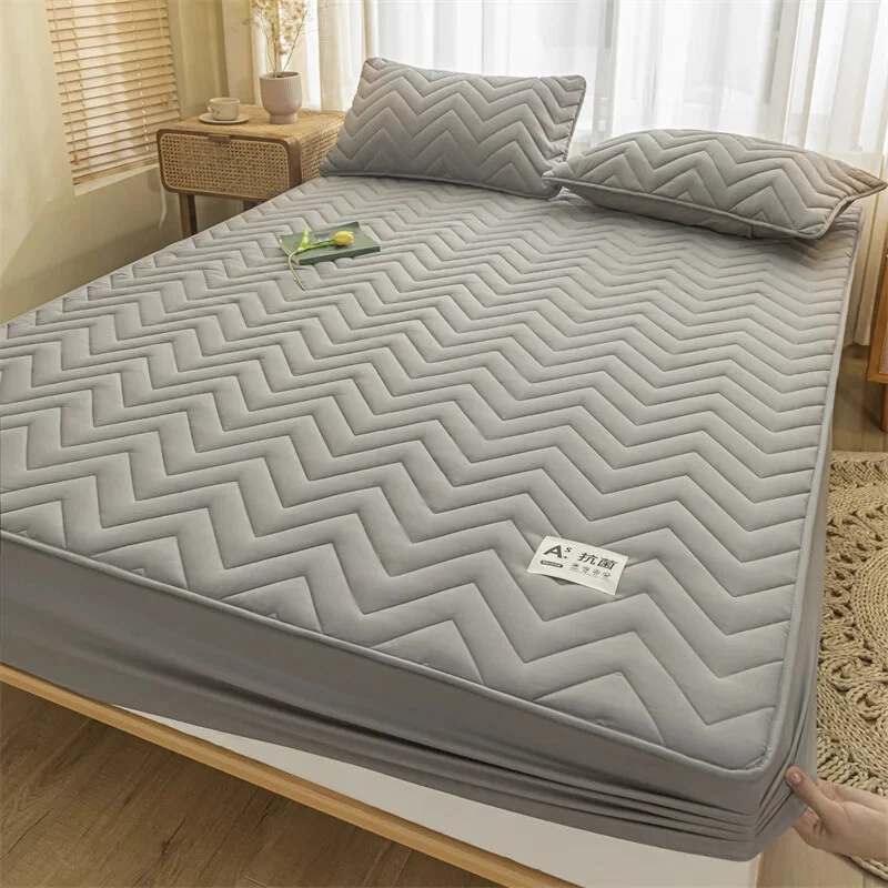 纯棉加厚床垫床套床单带弹性带床垫 — 第 2/4 张图片