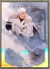 2010-11 Artifacts Predators Hockey Card #65 J.P. Dumont /25