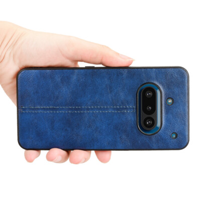 For Nothing Phone (3a), Hybrid Retro Hybrid PU Leather Soft Rubber Case Cover