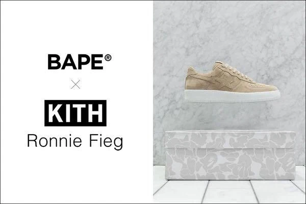 A BATHING APE x KITH Ronnie FIEG Bape Sta Sneaker Shoes US10 *NEW* From  Japan